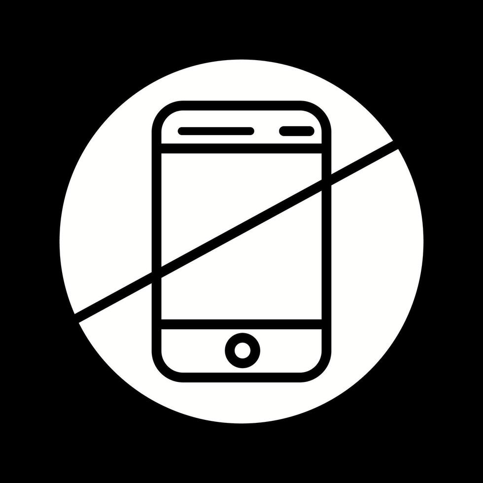 No Cell Phones Vector Icon