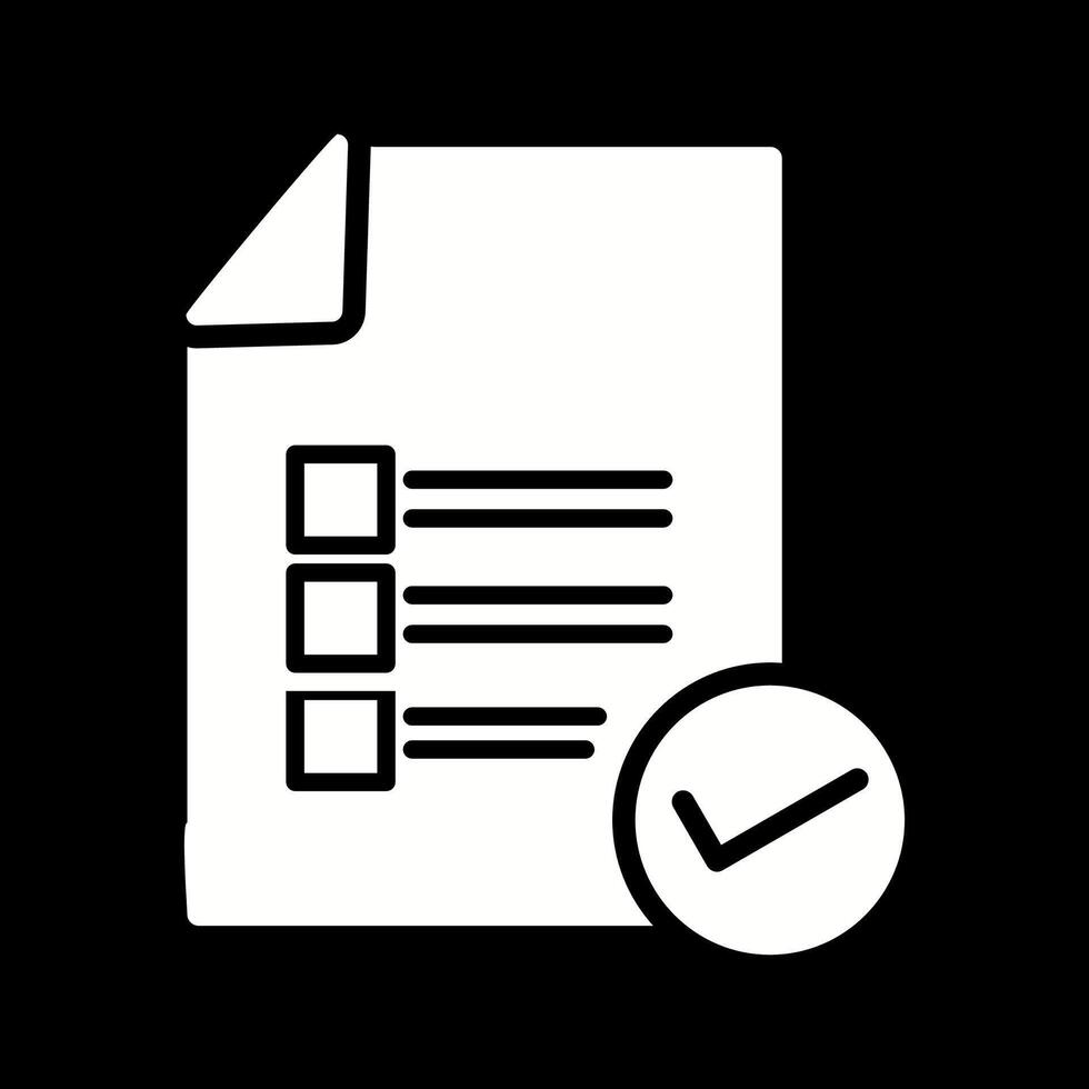 Valid Document Vector Icon