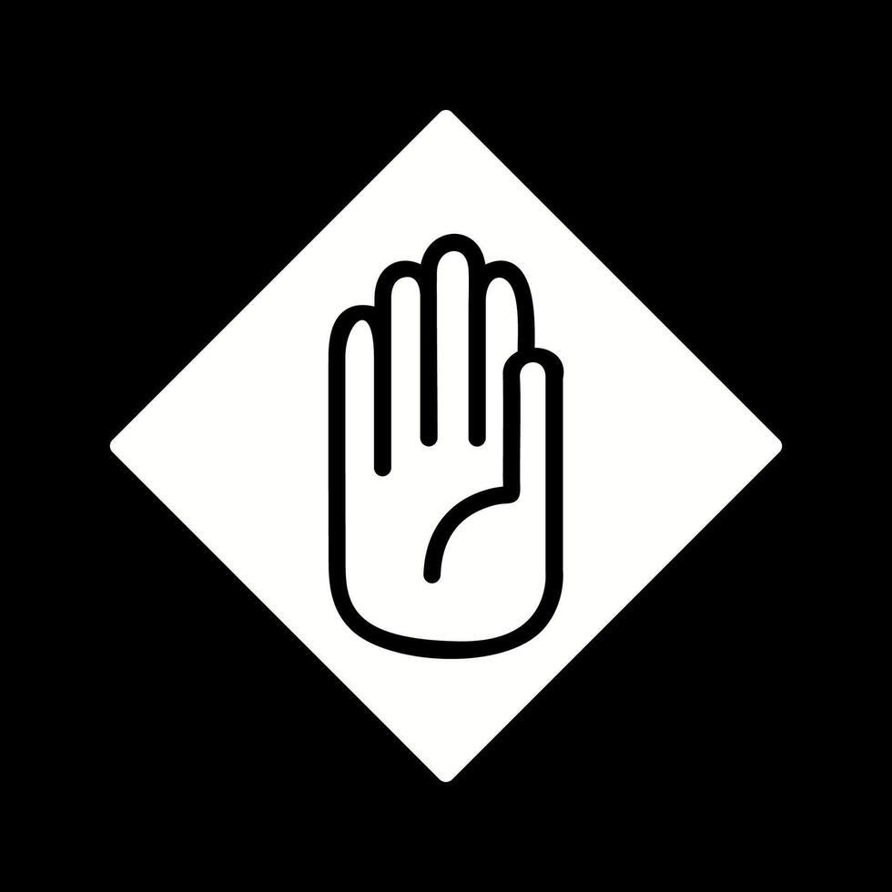 Halt Vector Icon