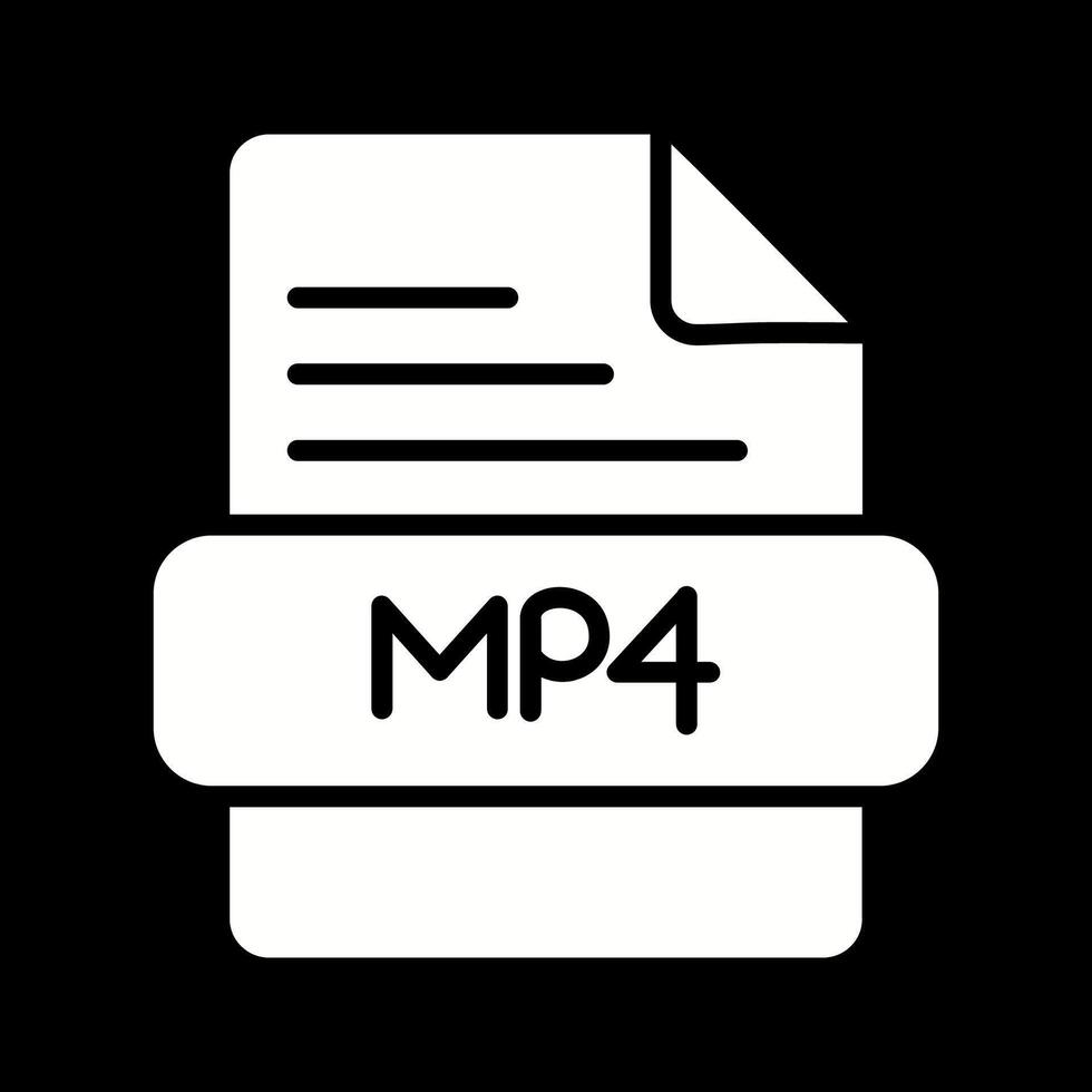 MP4 Vector Icon