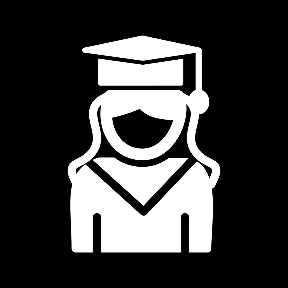 Female Graduate Vector Icon