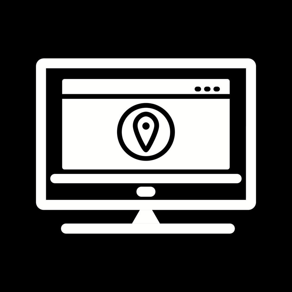 Location Web Advertising Vector Icon