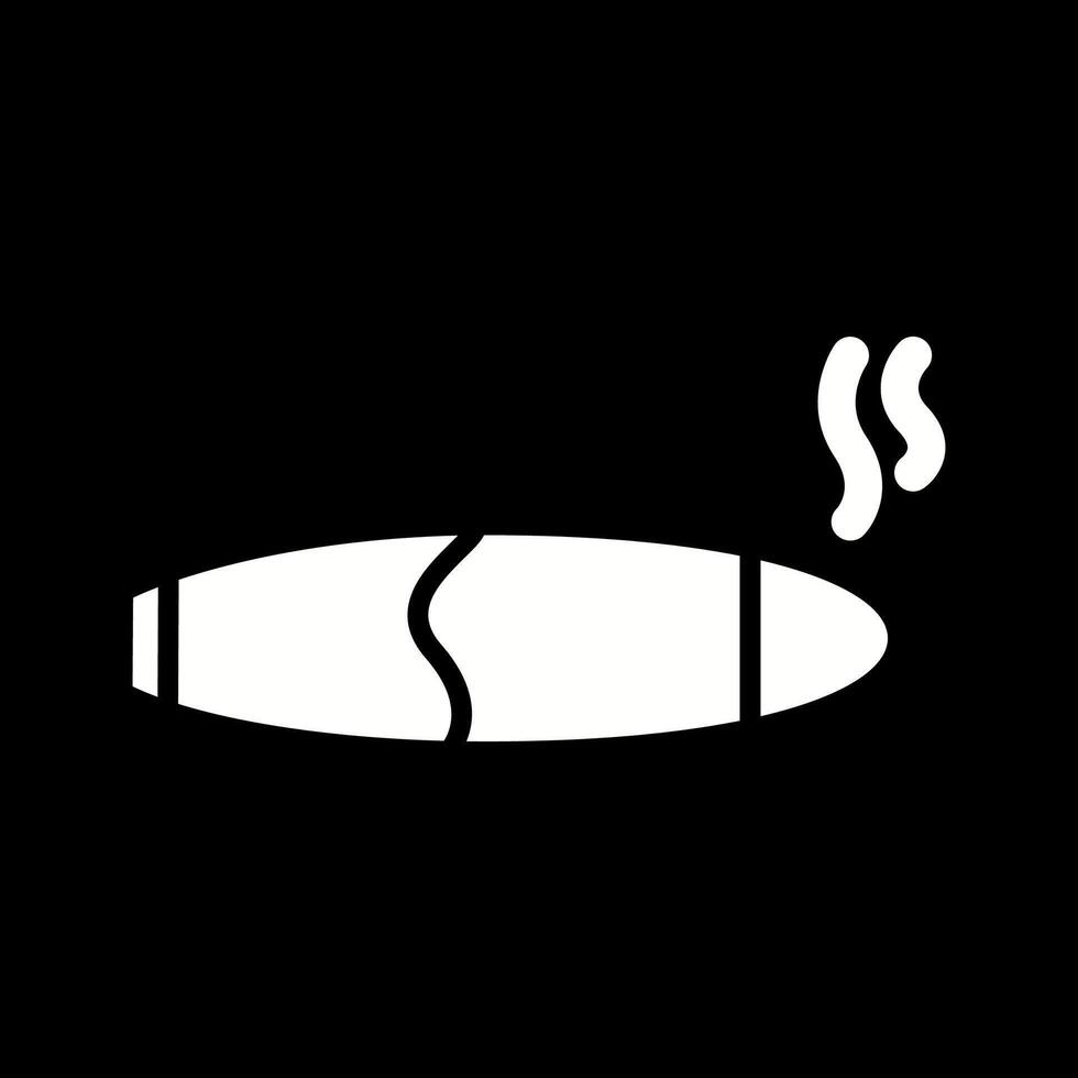 icono de vector de cigarro