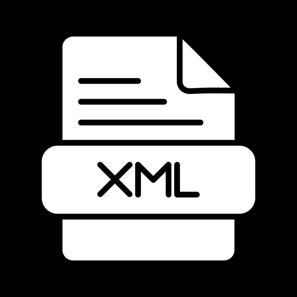 XML Vector Icon