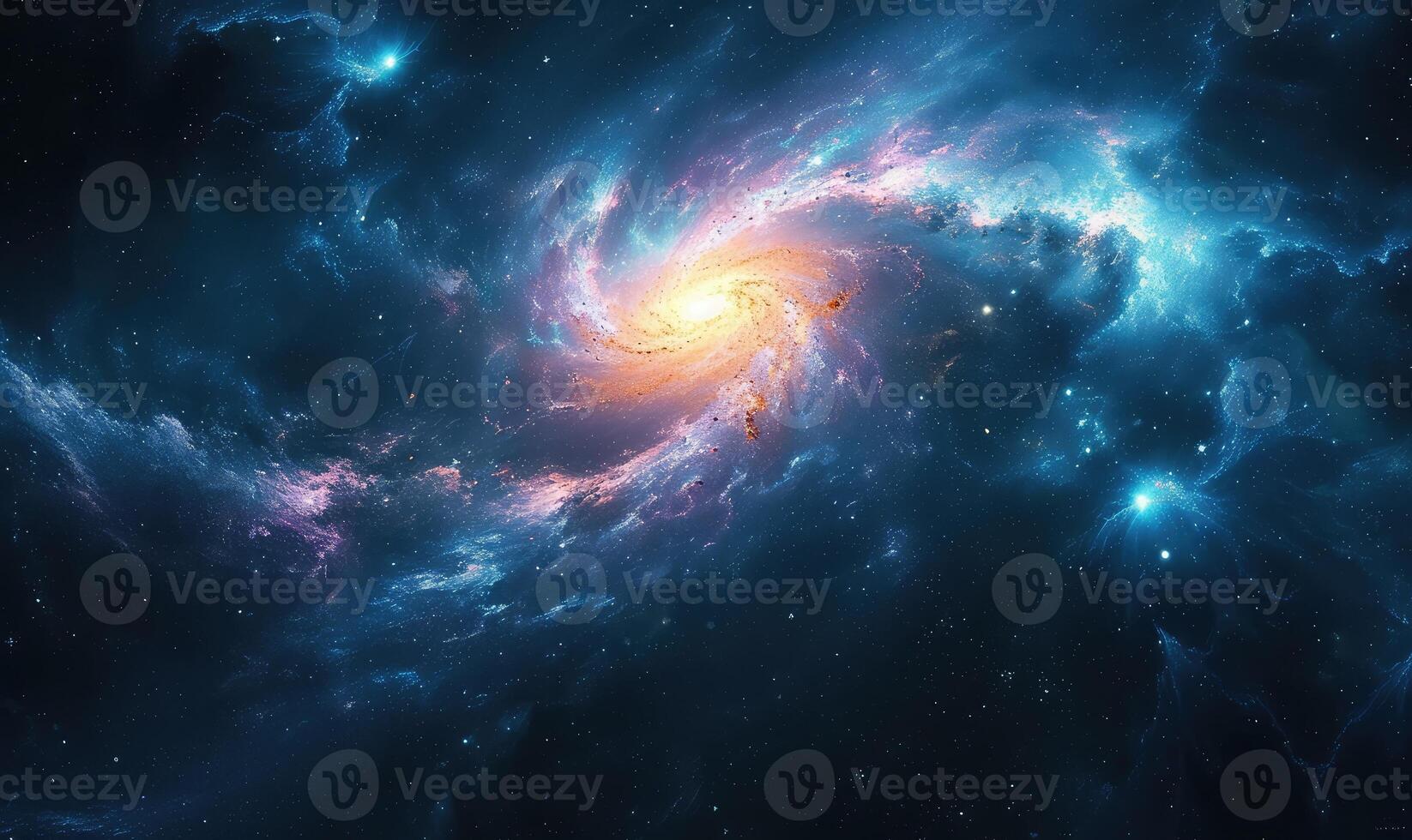 AI generated the galaxy is shown in this image photo