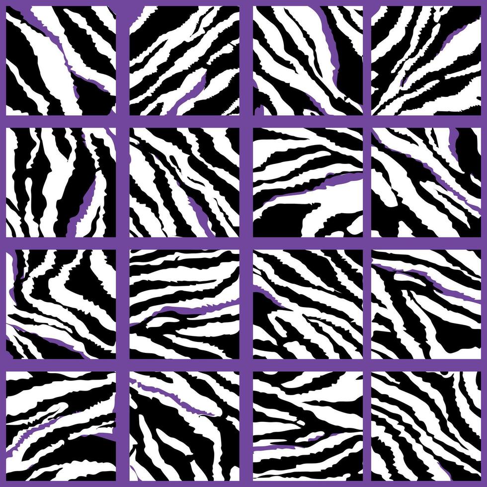 seamless pattern zebra print. Vector illustration for the textile industry. Pop Art.