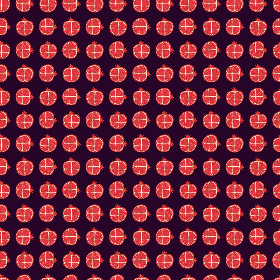 Fruity Time Seamless Vector Pattern Design