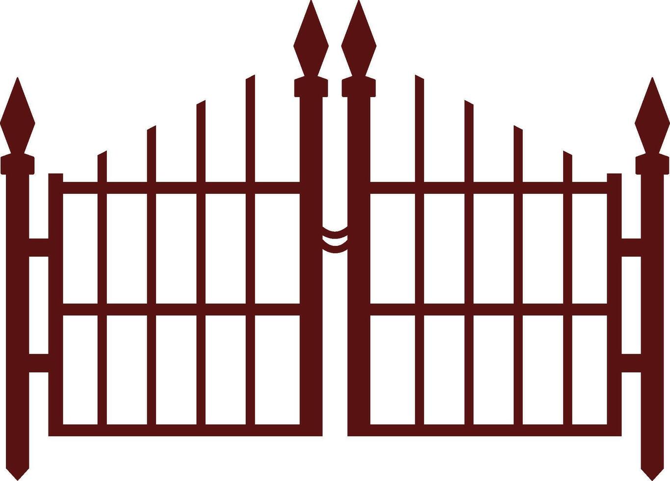 Fence and Iron vector