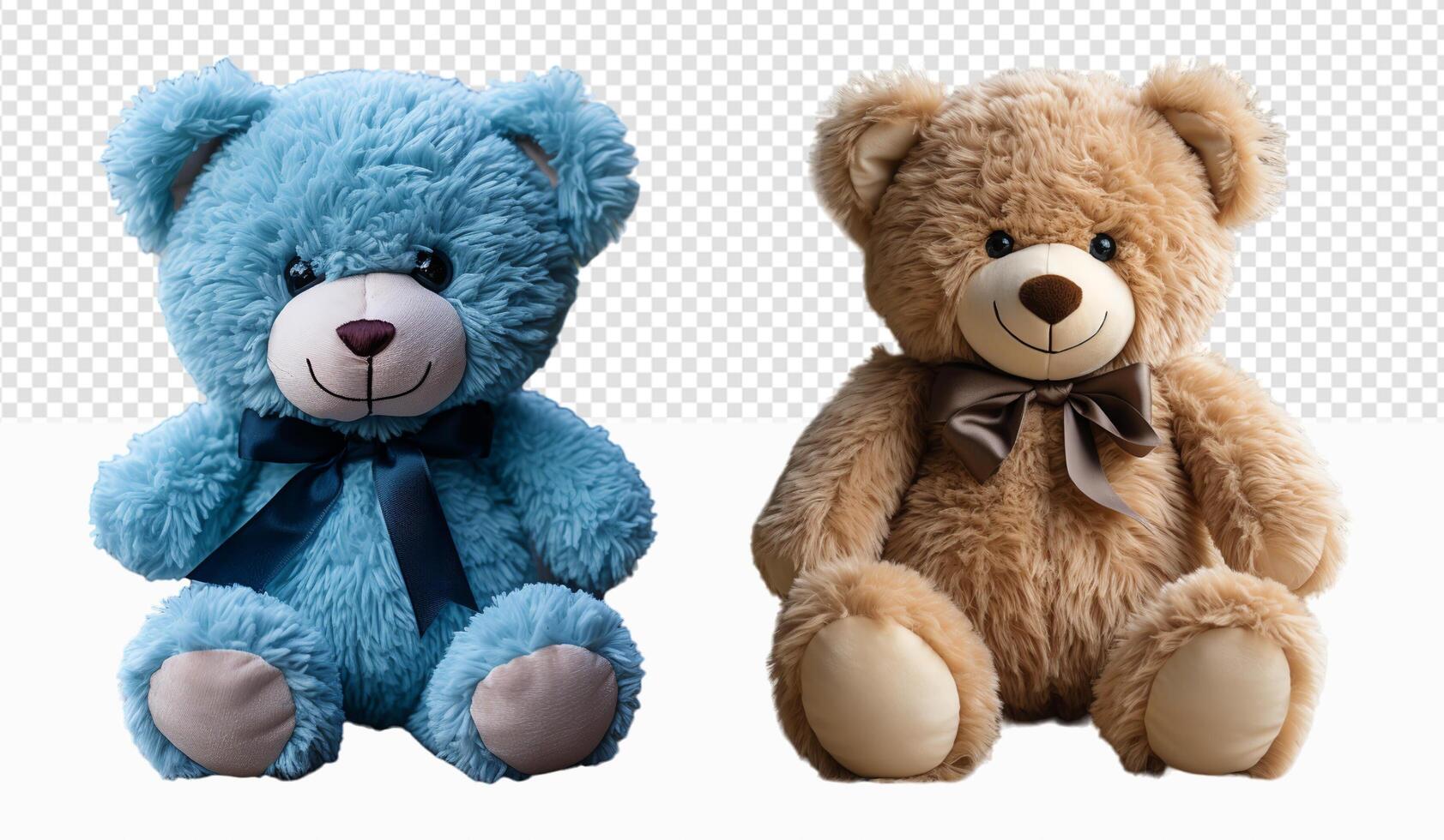 AI generated teddy bear set, generative ai photo