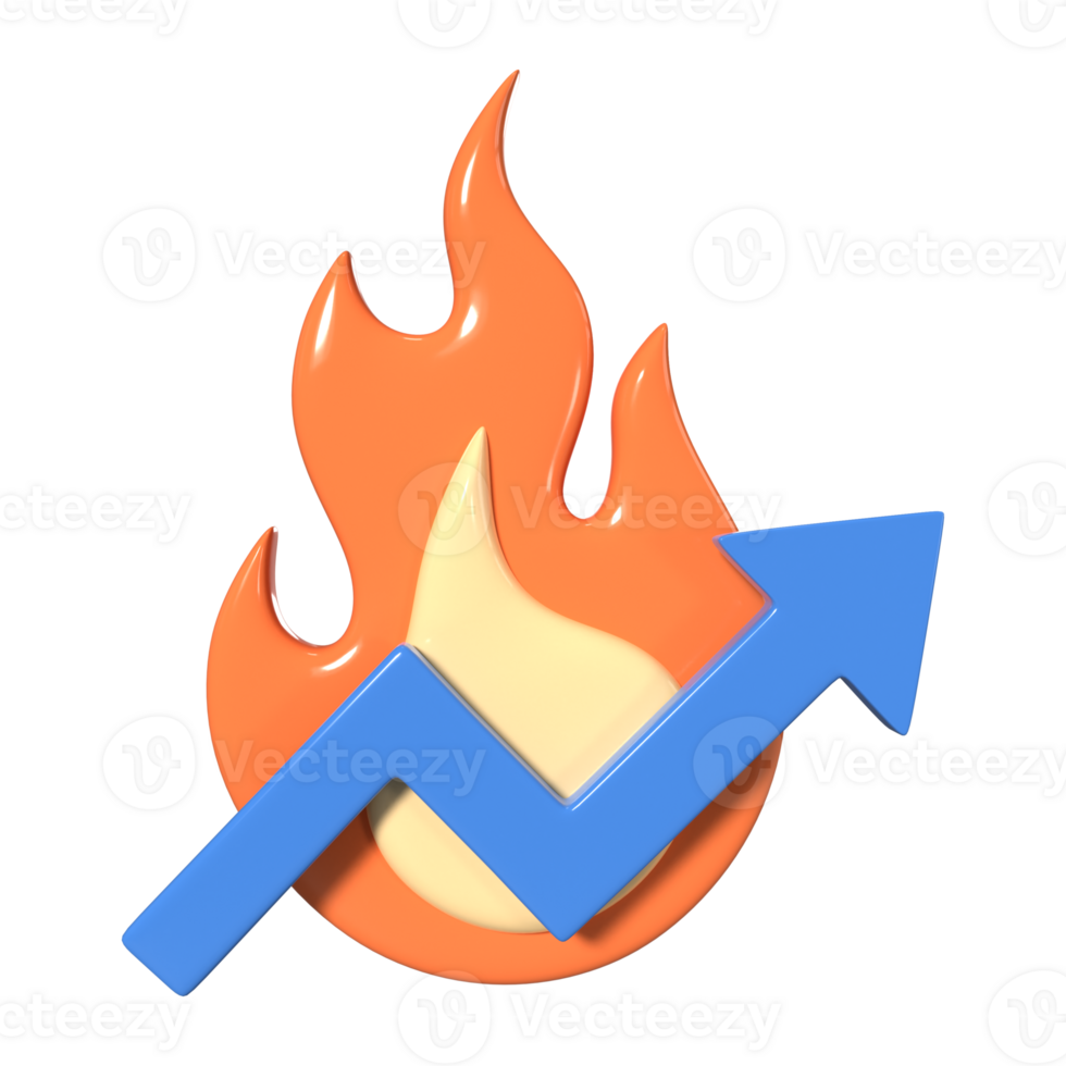 Trends 3D Illustration Icon png