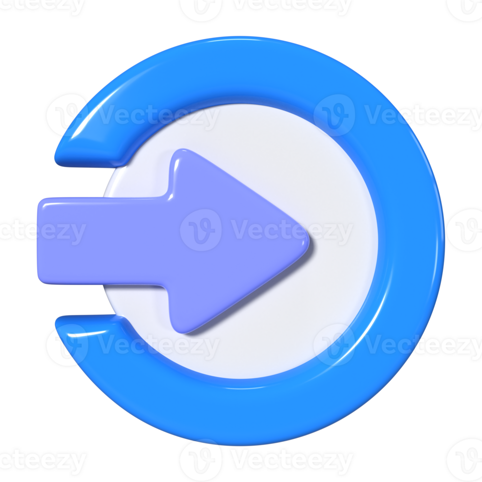 Login 3D Illustration Icon png