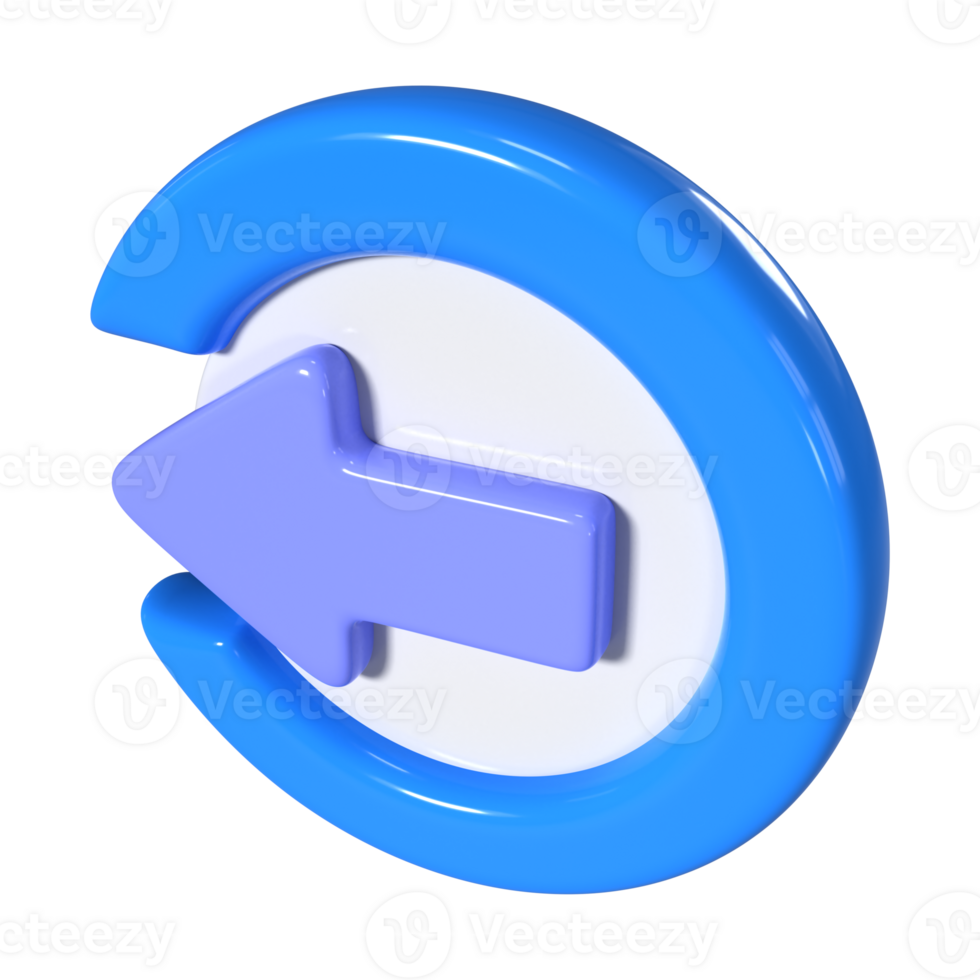 Logout 3D Illustration Icon png