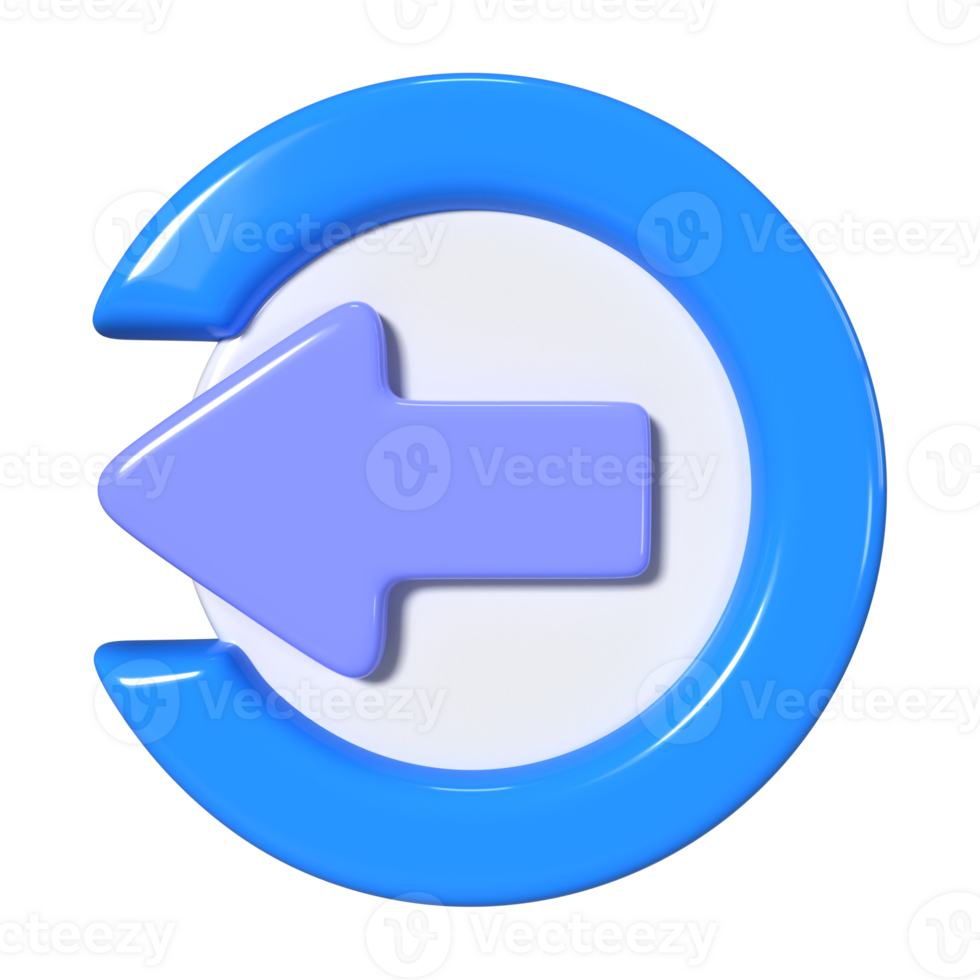Logout 3D Illustration Icon png