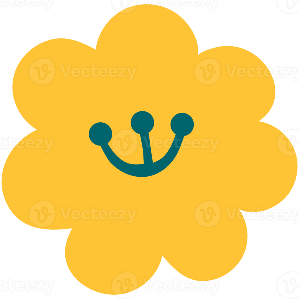 Modern Minimal Abstract Florist Plant Hand drawn Graphic Design png