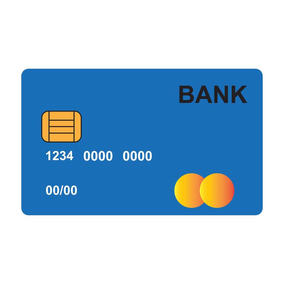 crédito tarjeta icono logo vector diseño modelo