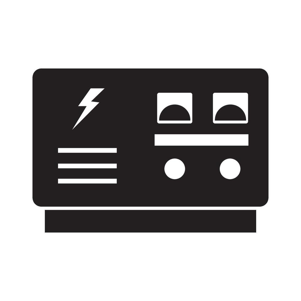 generator icon logo vector design template