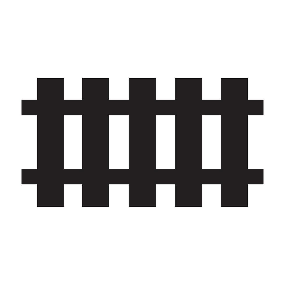 railroad icon logo vector design template