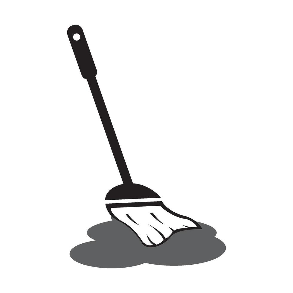 floor cleaner icon logo vector design template