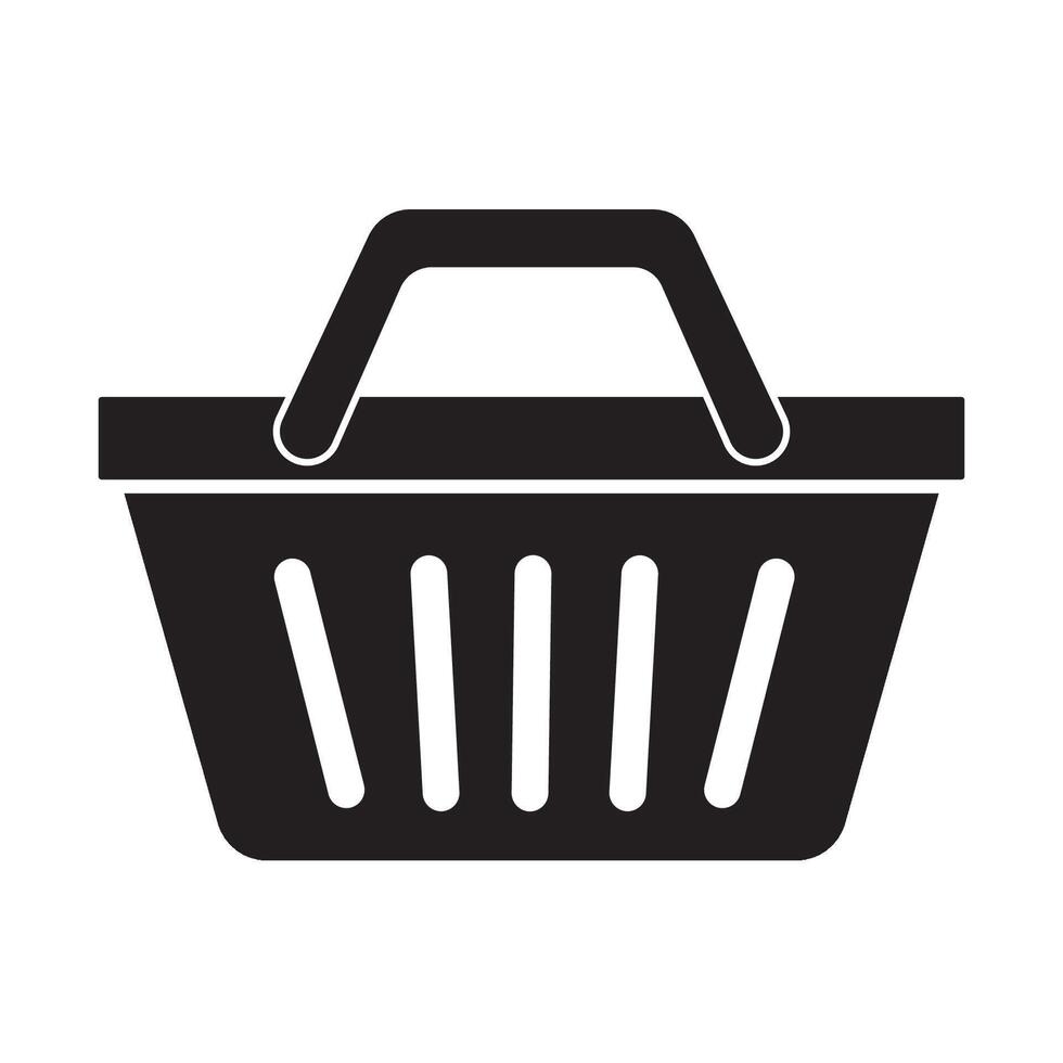 compras cesta icono logo vector diseño modelo