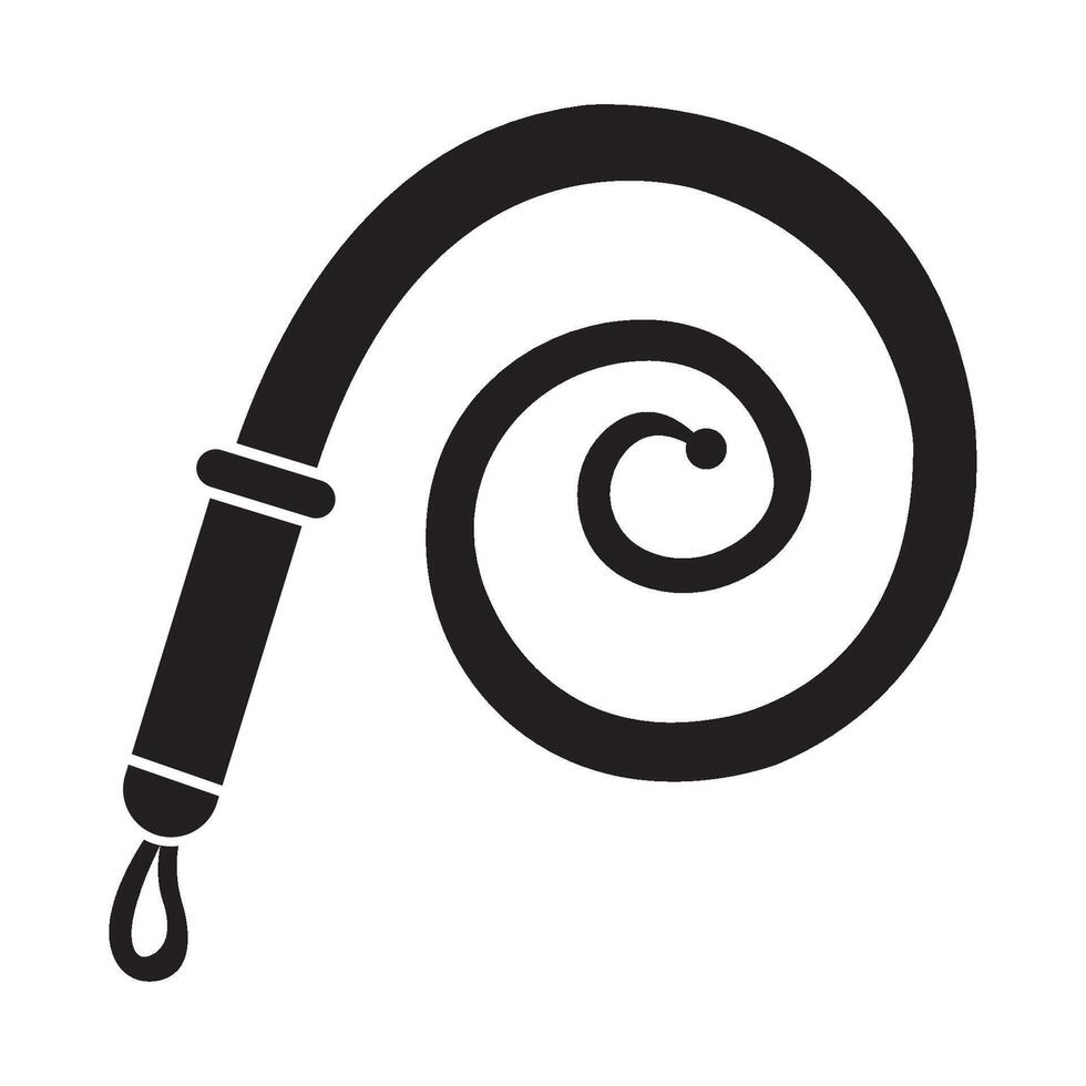 whip icon logo vector design template