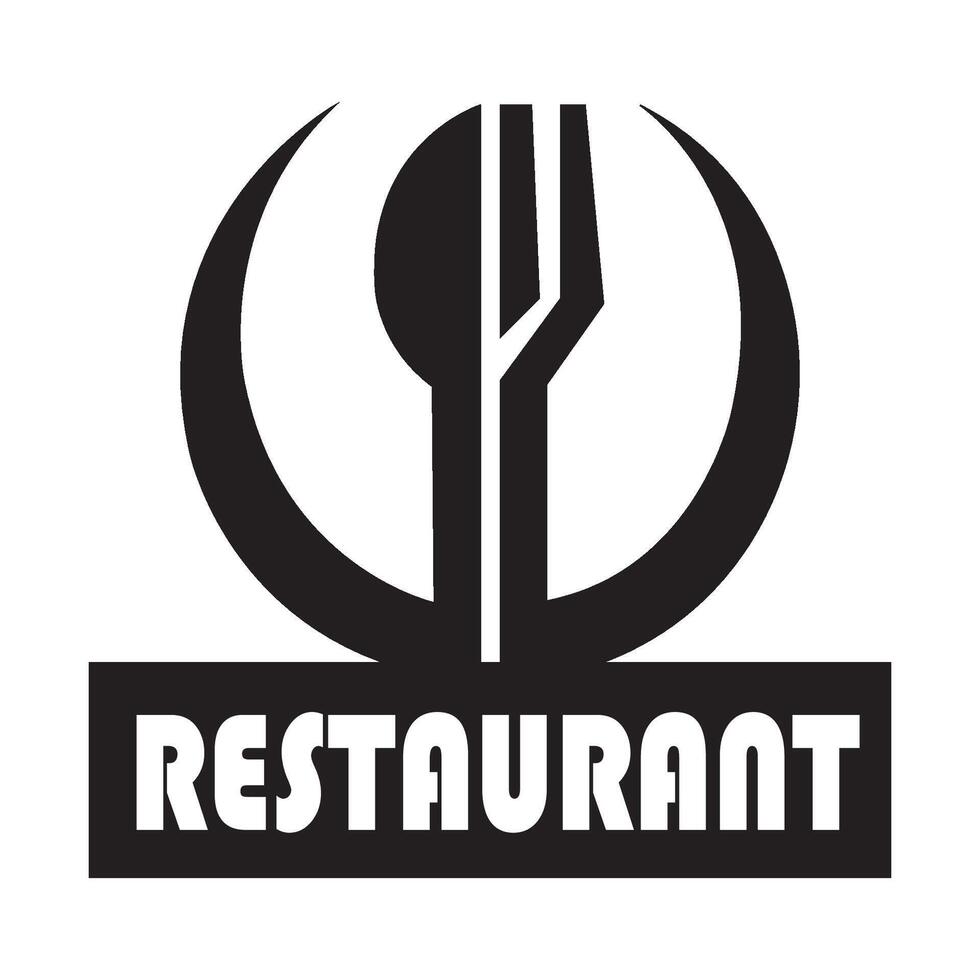 restaurante icono logo vector diseño modelo