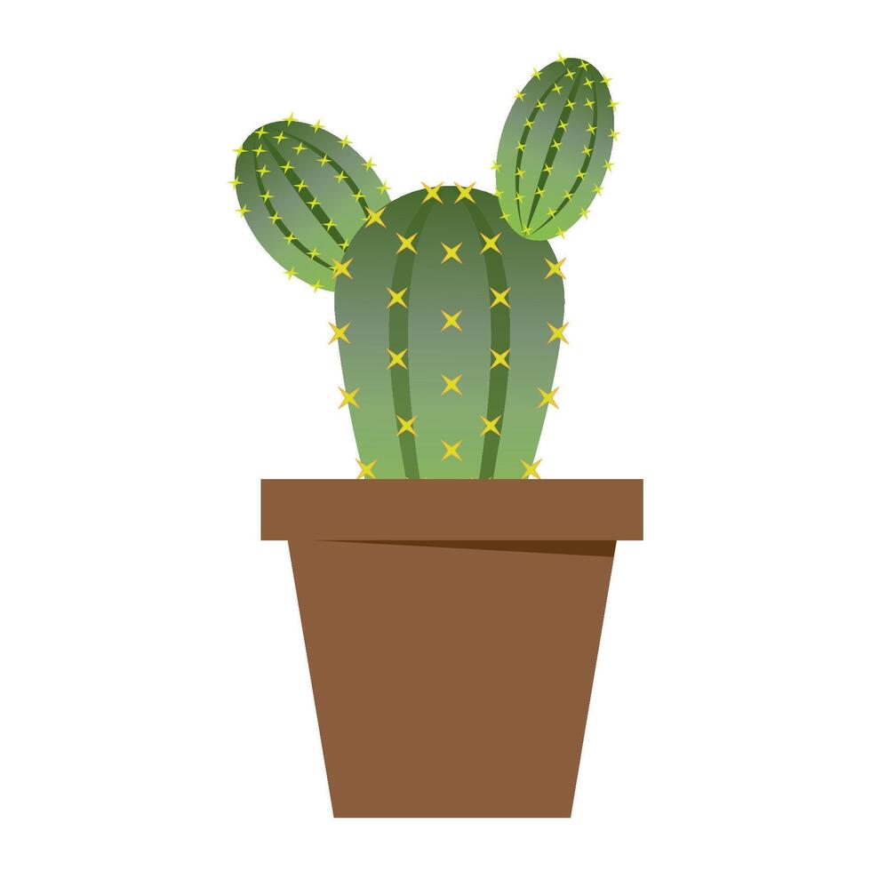 Cactus icon logo vector design template