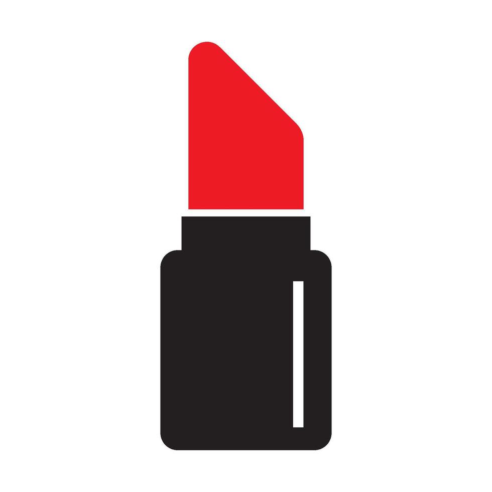 lápiz labial icono logo vector diseño modelo