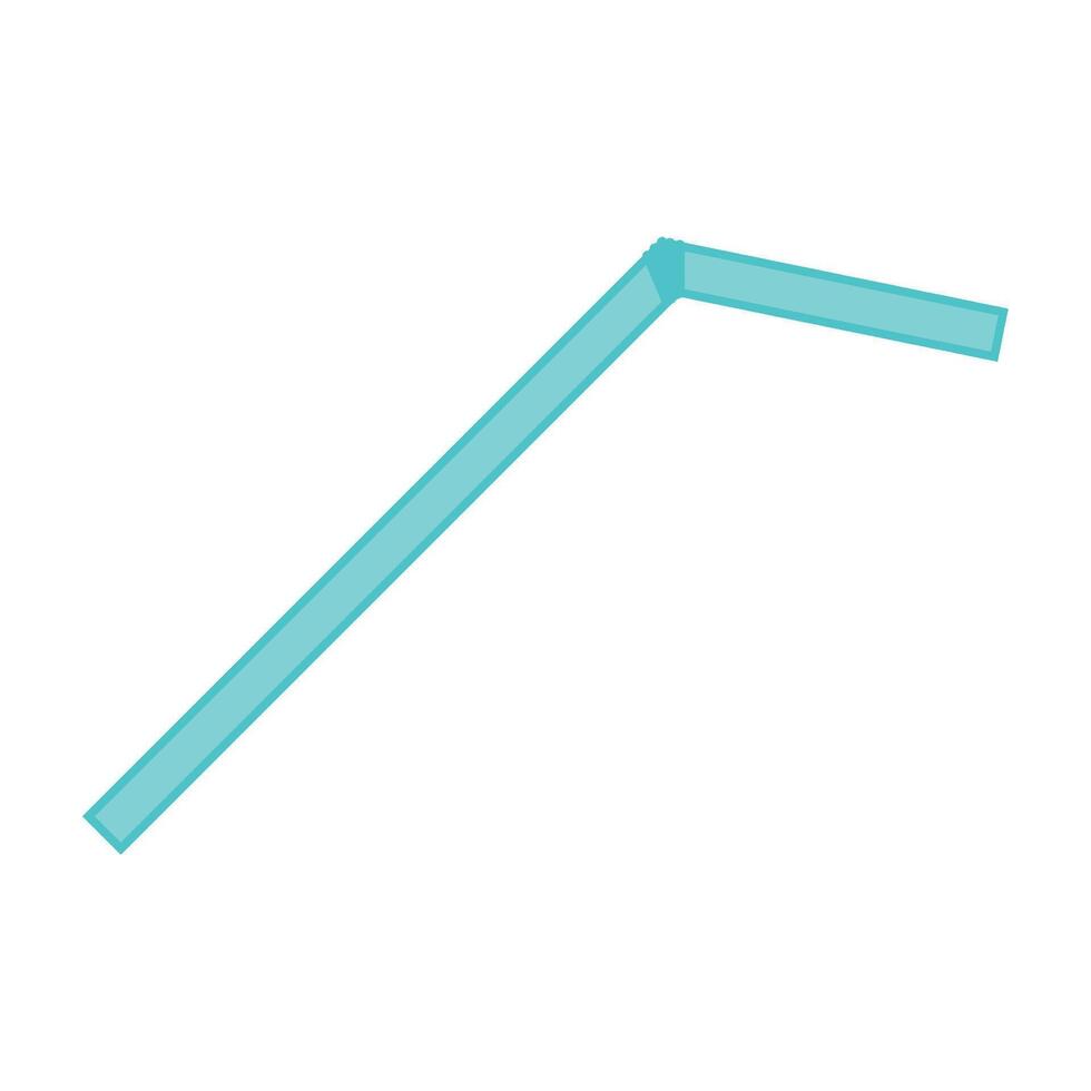 plastic water straw icon logo vector design template