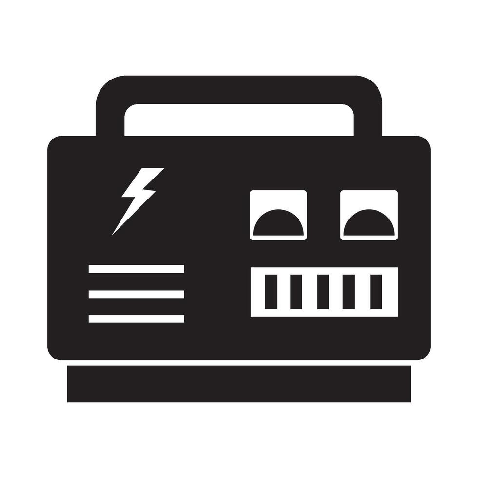 generator icon logo vector design template