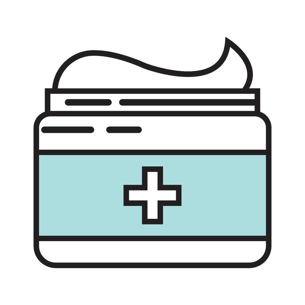 ointment icon logo vector design template