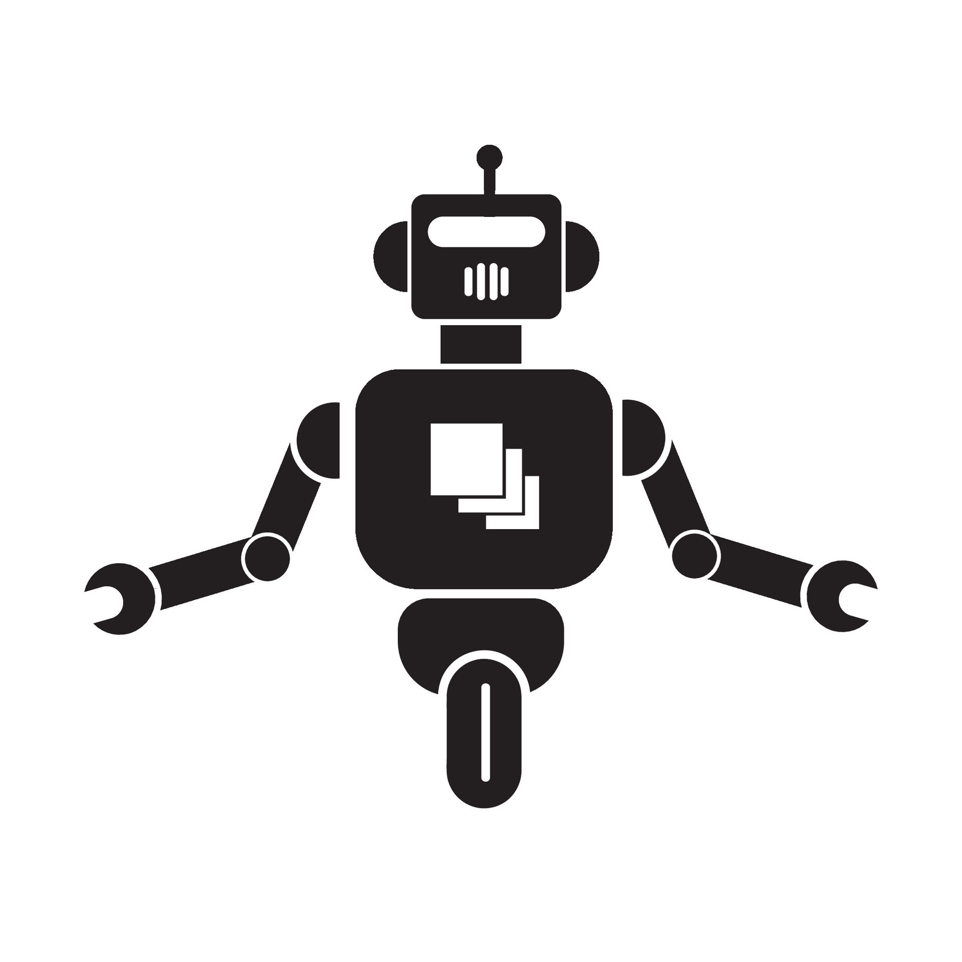robot icon logo vector design template 40248691 Vector Art at Vecteezy