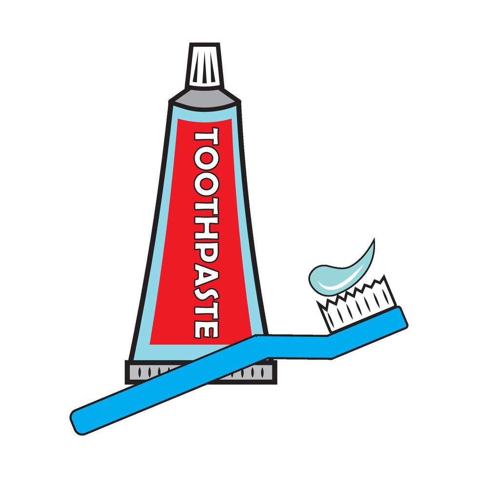 toothpaste icon logo vector design template