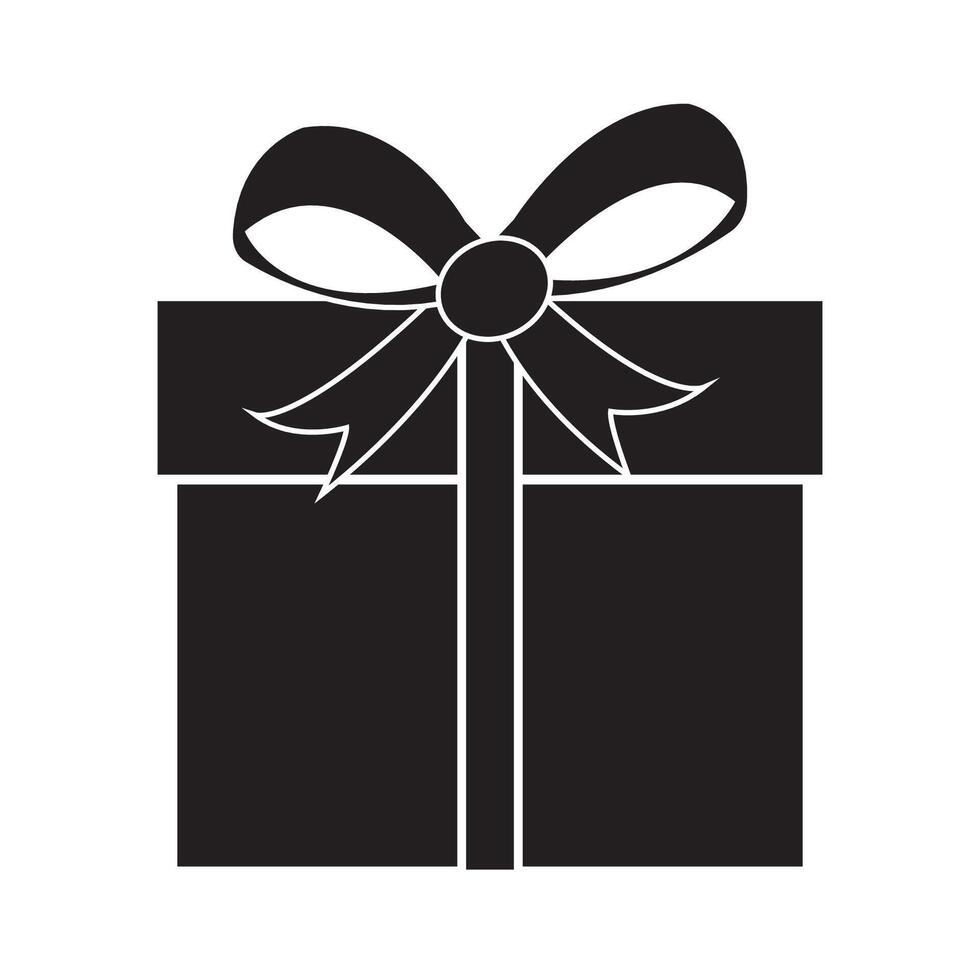 gift box icon logo vector design template