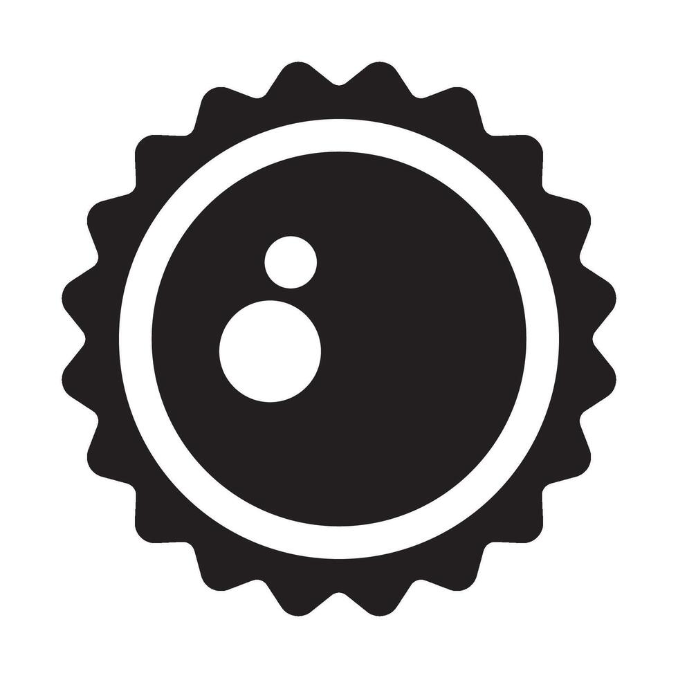 bottle cap icon logo vector design template