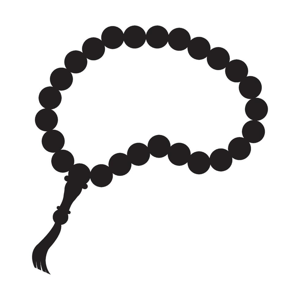 prayer beads icon logo vector design template