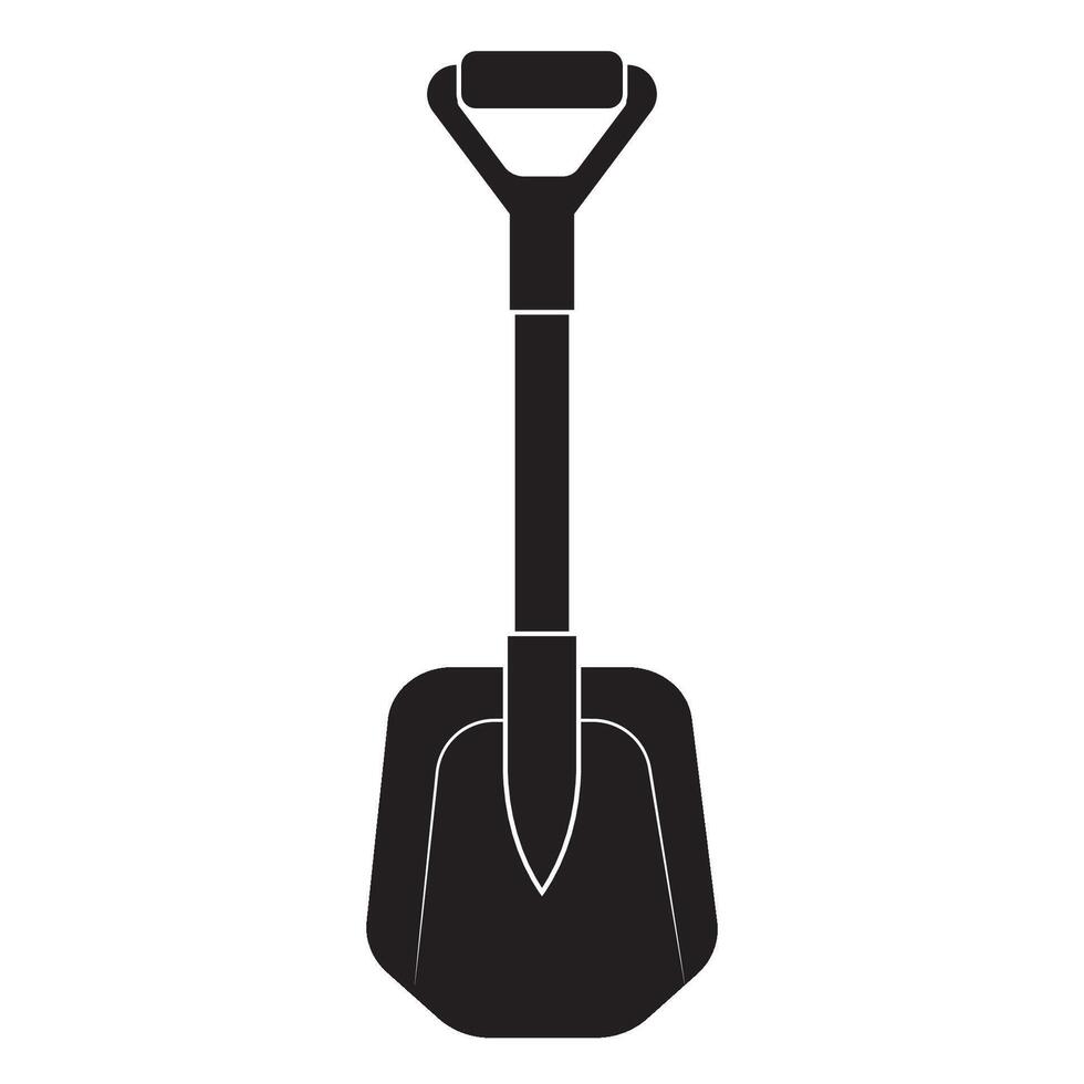 Sand shovel icon logo vector design template