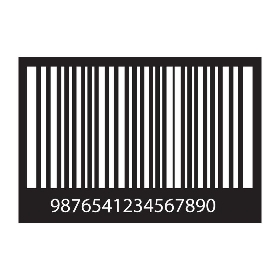barcodes icon logo vector design template