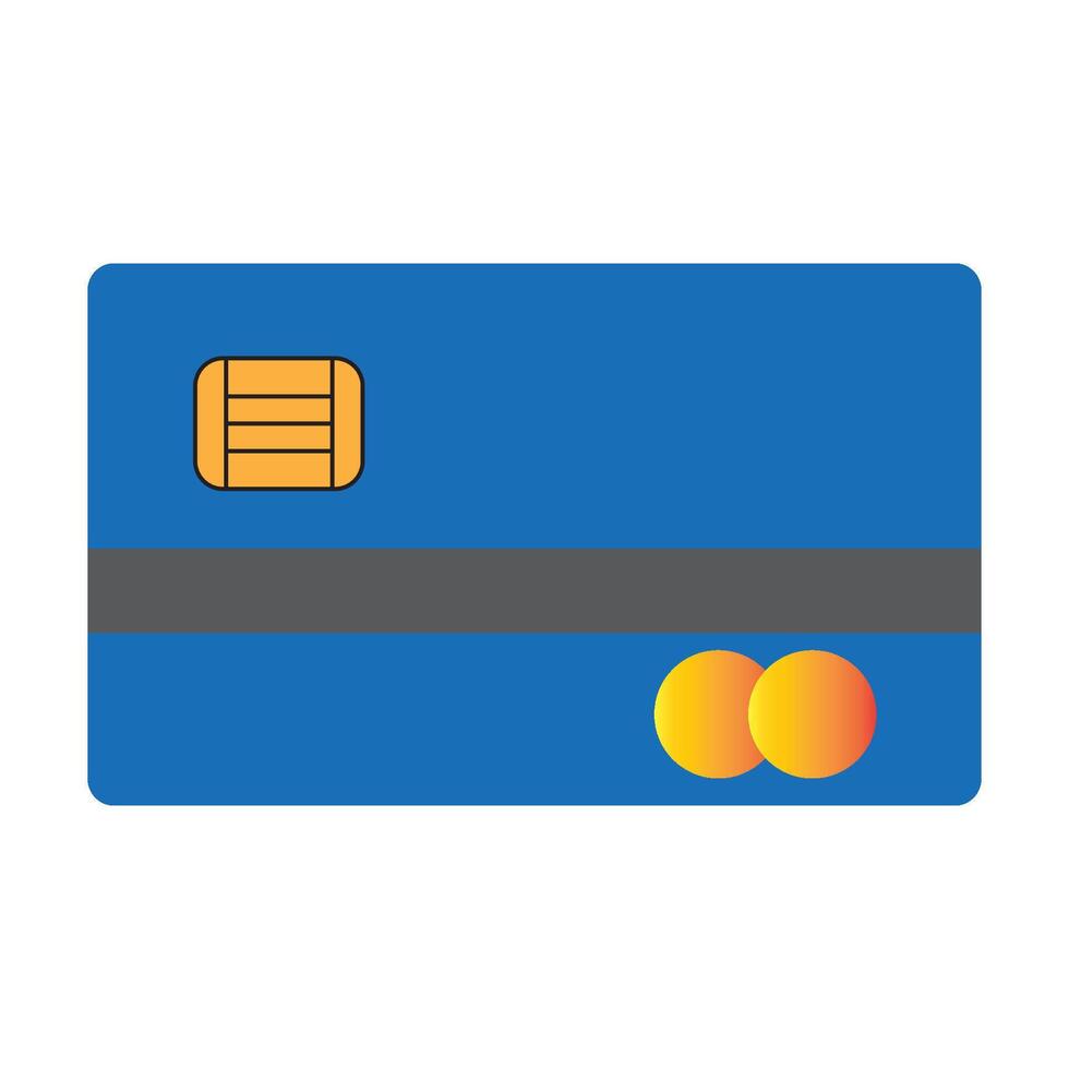 credit card icon logo vector design template