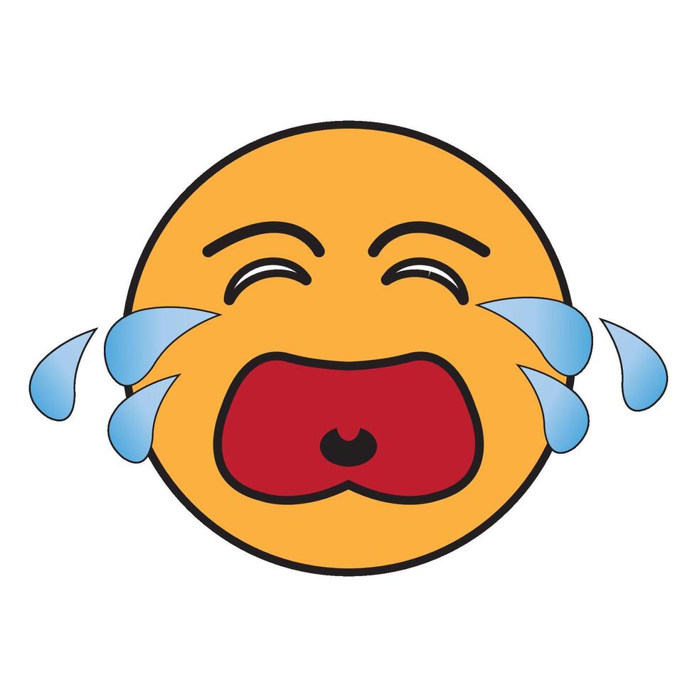 cry icon logo vector design template