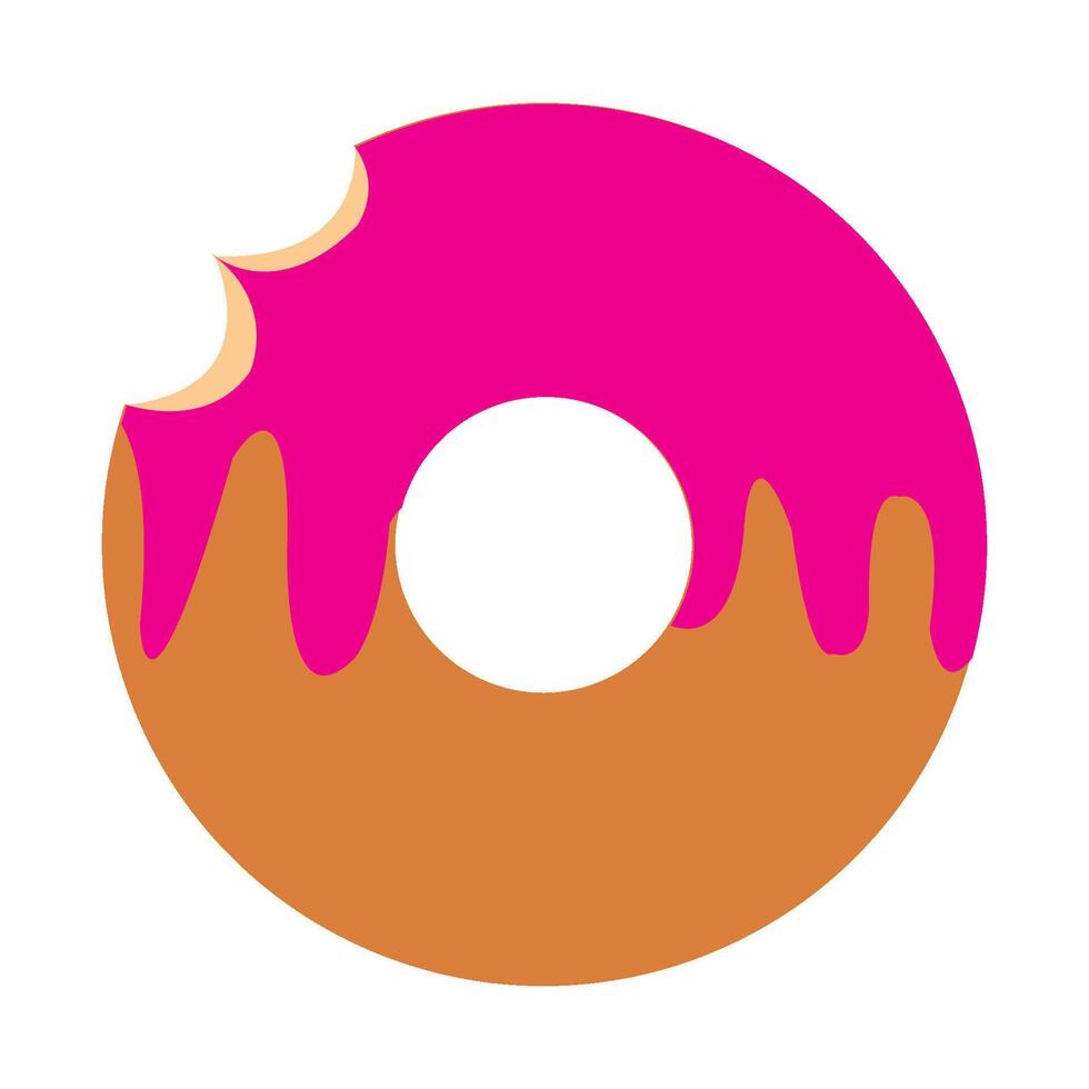 rosquillas icono logo vector diseño modelo