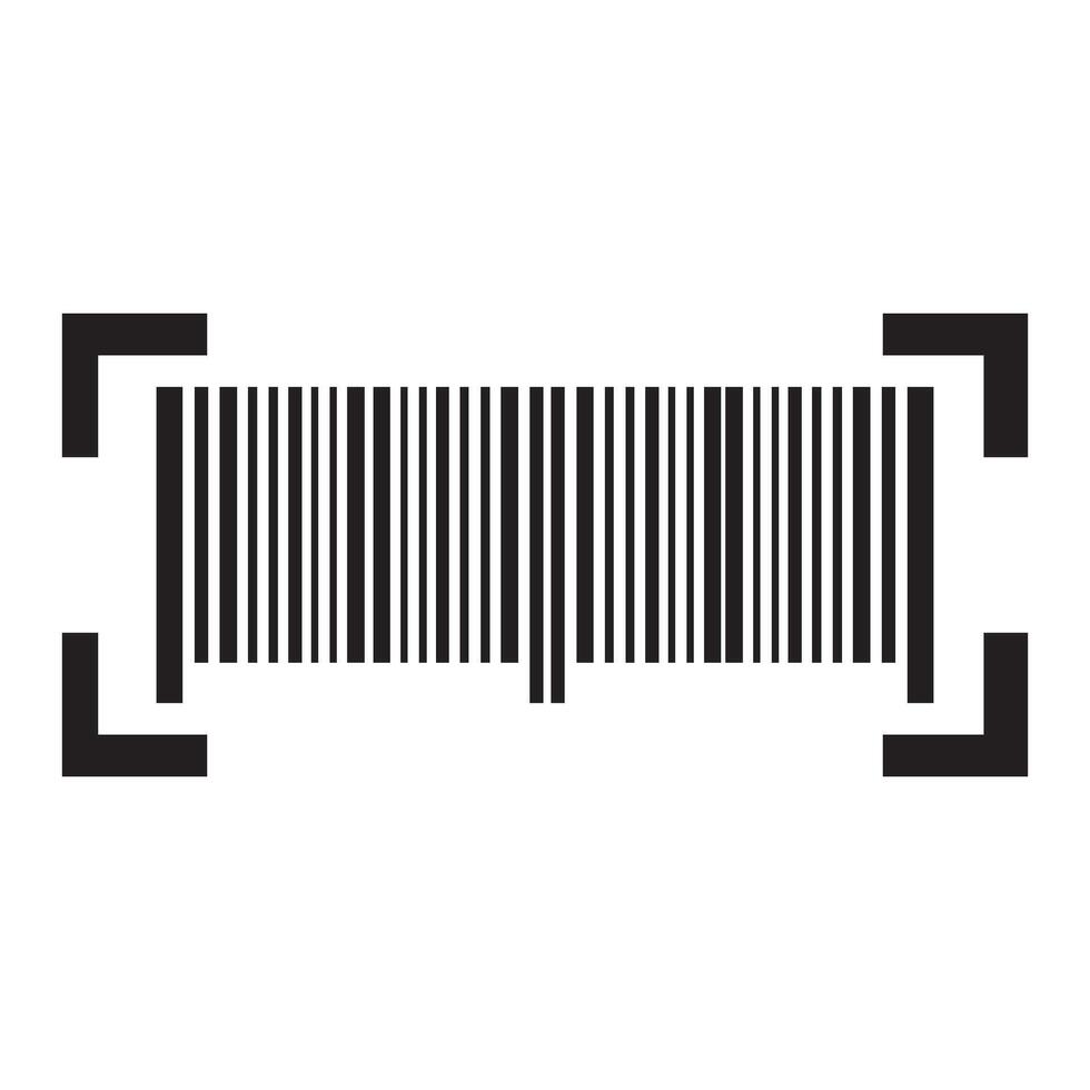 barcodes icon logo vector design template