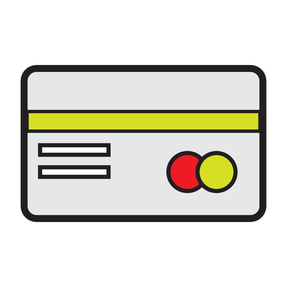 credit card icon logo vector design template