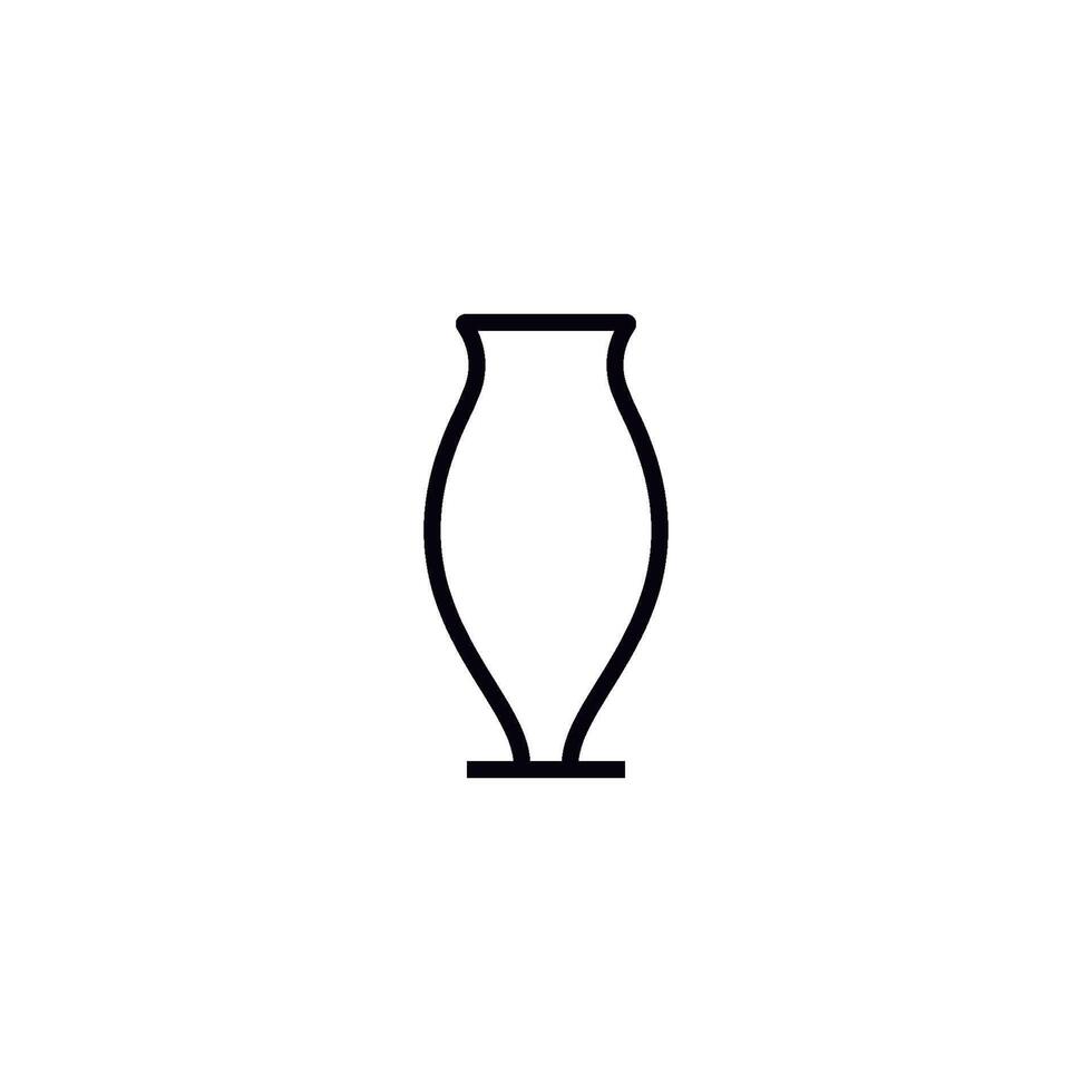 vase icon vector design templates