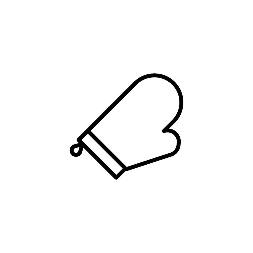 horno guante icono vector diseño plantillas