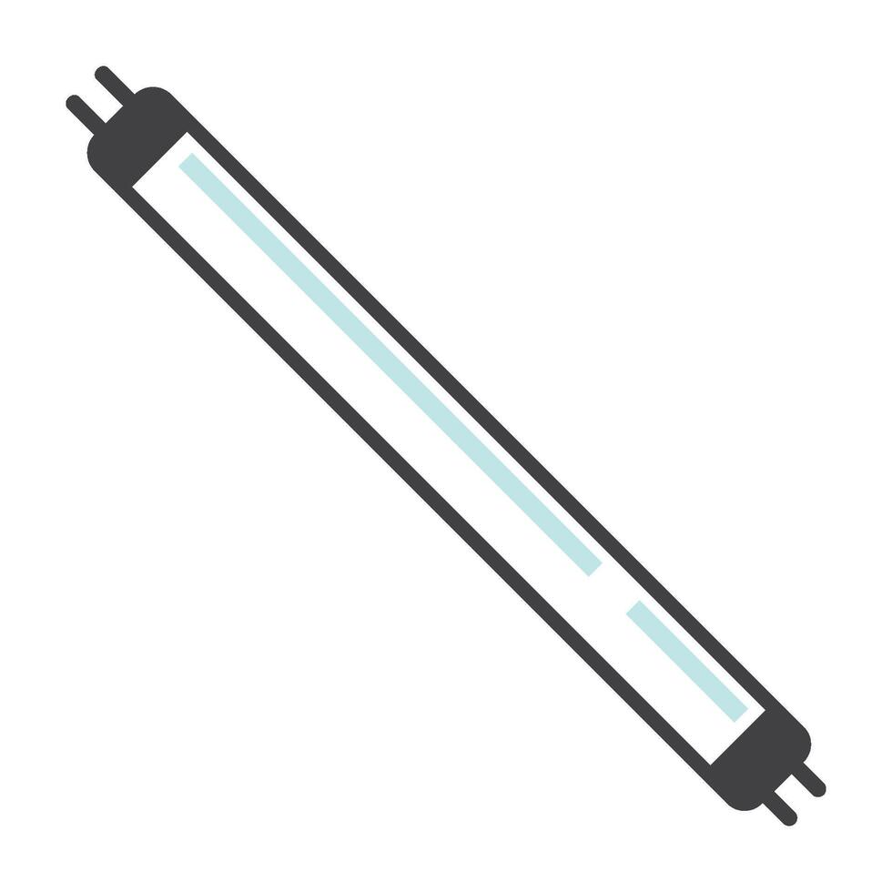 fluorescent bulbs icon logo vector design template