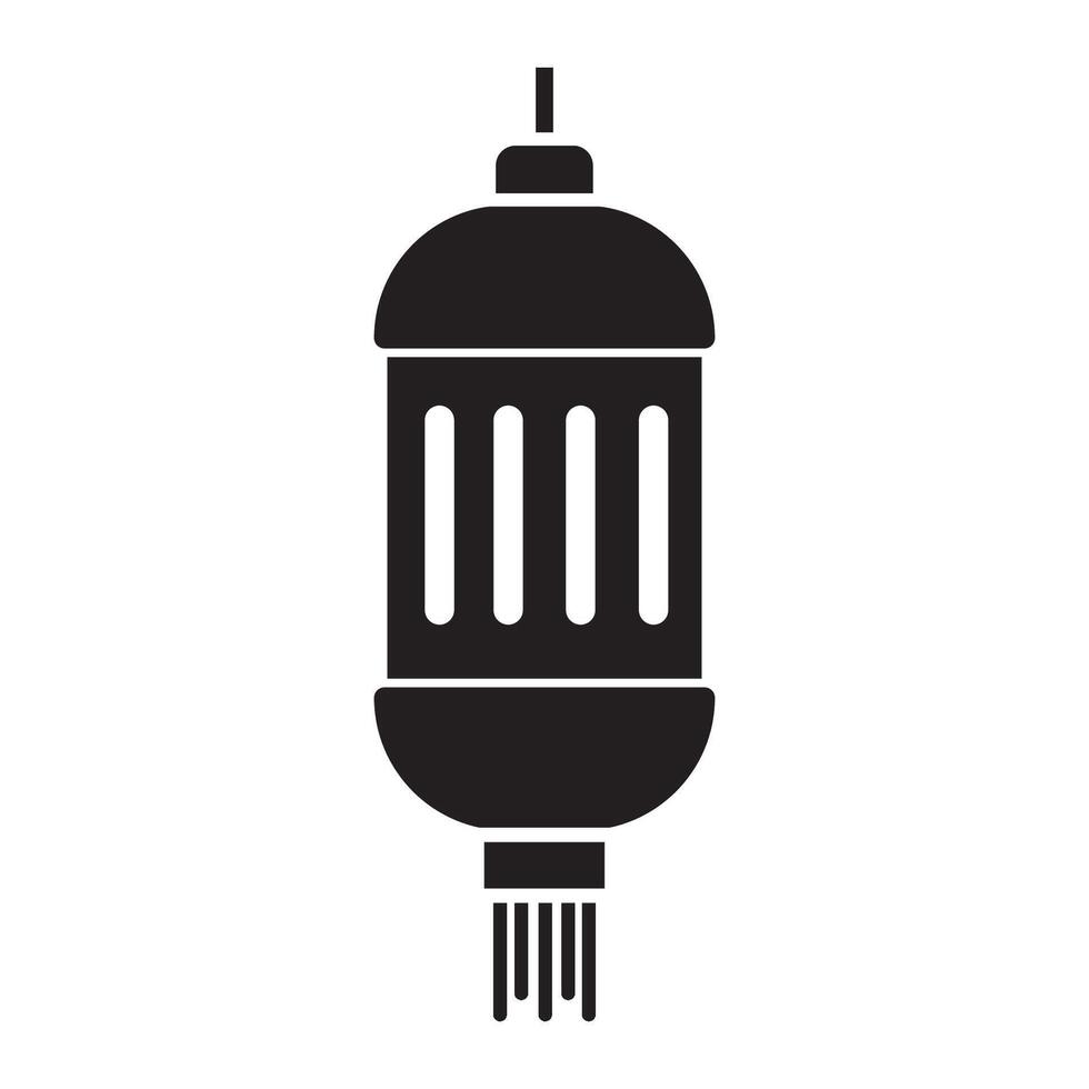 lantern icon logo vector design template