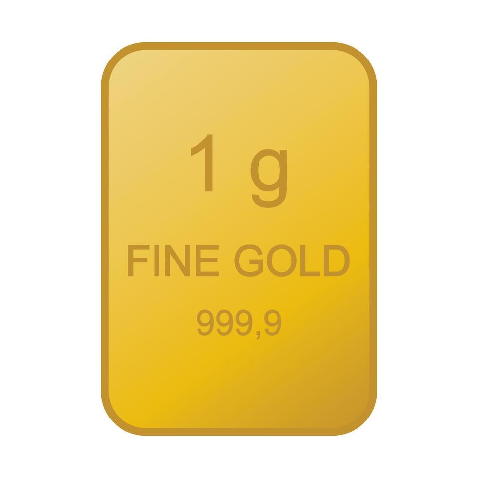 gold bars icon logo vector design template
