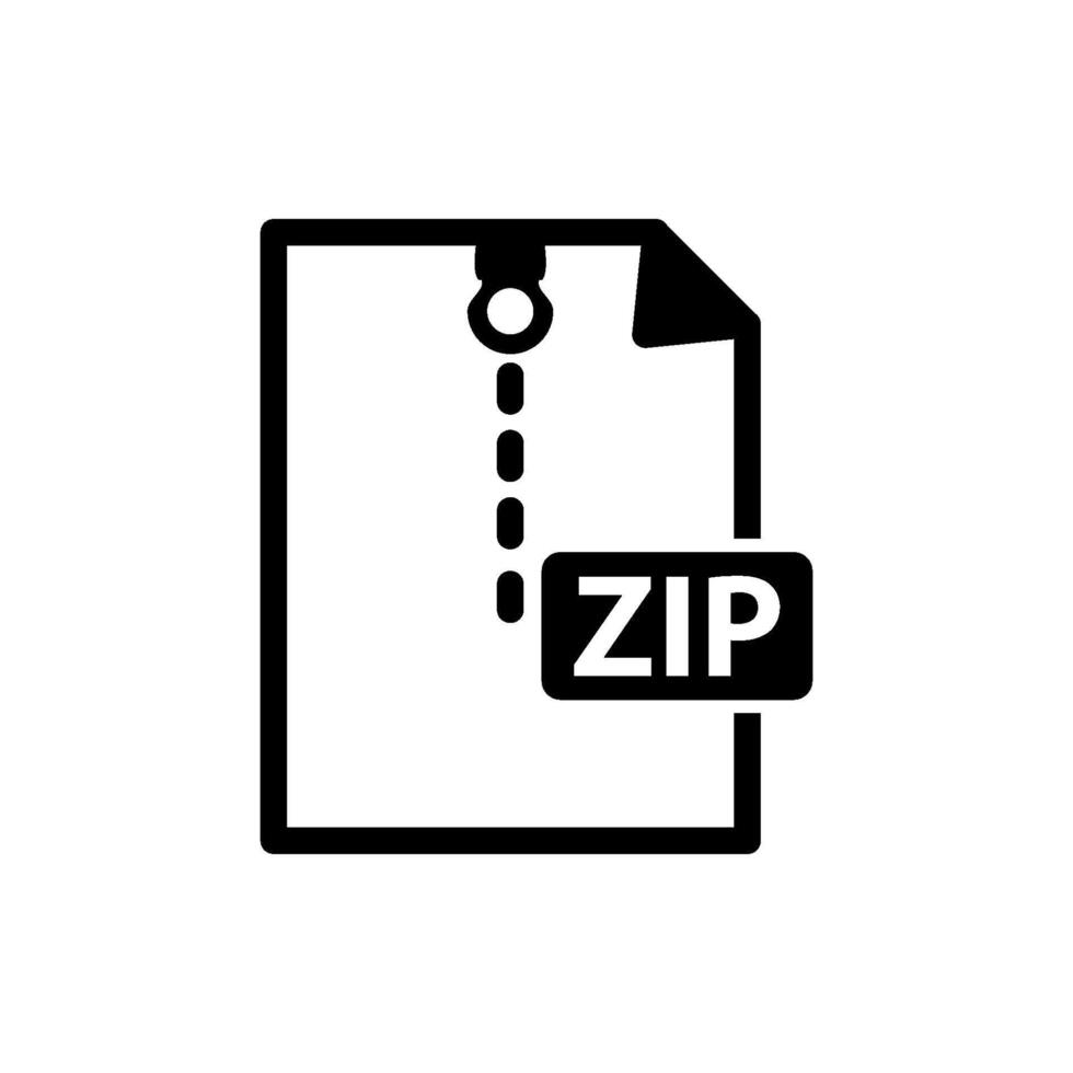 zipper icon vector design template