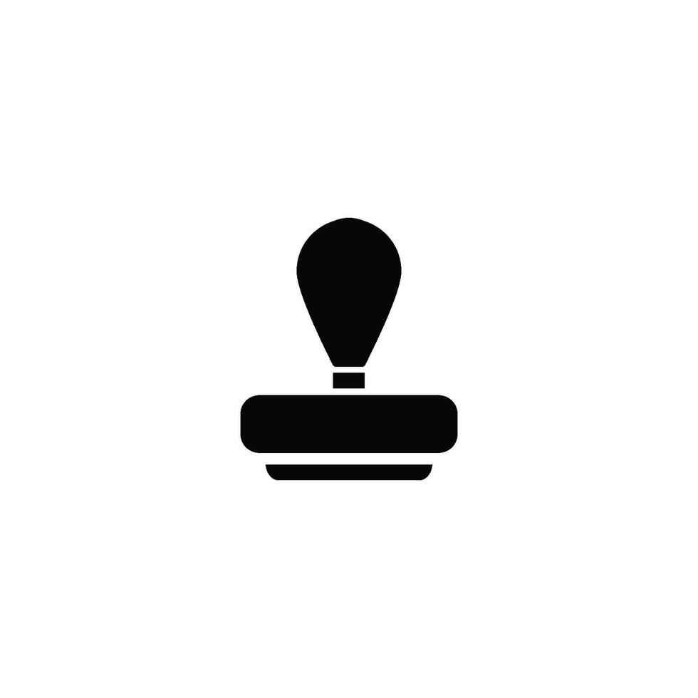 Rubber stamp icon vector design template