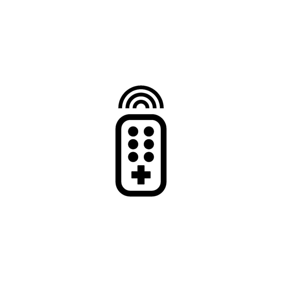 remote control icon vector design template